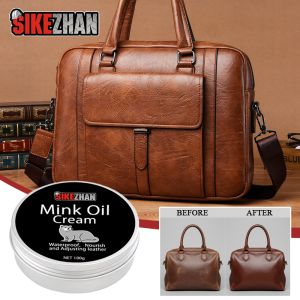 Mink Oil Leather Bag Care Cream – Natural Leather Conditioner & Polish Restore Shine Waterproof & Protect Handbags Purses