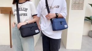 Korean Casual Man Men Sling Bag Floless Messenger Bag Crossbody Bag Shoulder Bag Beg Sandang Beg Silang Lelaki