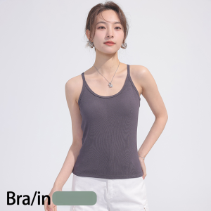 MiiOW | Áo ba lỗ một mảnh dây đeo vai cho nữ mùa hè có đệm ngực kiểu dáng chữ I họa tiết mèo gợi cảm mặc trong và ngoài