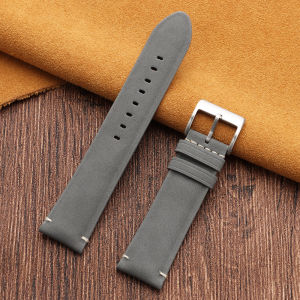 Watch Strap 20mm 22mm Vintage Matte Leather Band Replacement Wristband Stitching Brown Watch Band for Omega for Seiko Bracelets