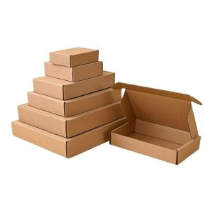 Extra Hard Kraft Paper Airplane Box Special Hardened Rectangular High End Paper Box Reinforced Corrugated Cardboard