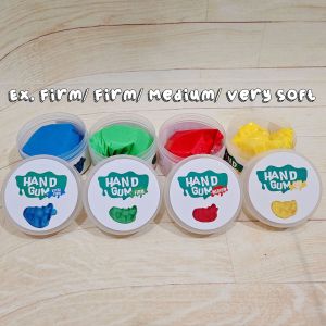 Therapy Putty Hand Gum 6 Resistance Levels | Sensory Toy for ADHD Autism Rehab Stroke Hand Exercise Stress Relief Fidget