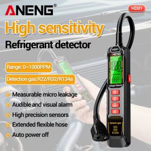 ANENG | ANENG Professional gas Leak Refrigerant Detector Automotive/ Air Conditioning Display Detection R22/R32/R134a Audible Visual Ala