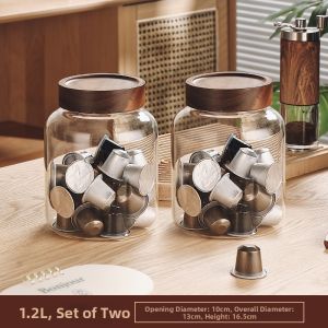 CRISTALGLASS | Transparent Airtight Food-Grade Storage Container Large