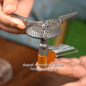 Kompor Firemaple Titanium Camping Stove Ultralight Kompor Camping FMS-116T Kompor Portable Untuk Hiking Kompor Mini Ultralight 2300W - Lazada