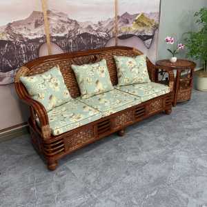 Classic Natural Rattan Sofa Set for Adults Economical Style from Foshan City Guangdong Province No Need to Install