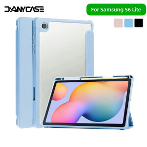 DANYCASE Vỏ máy tính bảng cho Samsung Tab S6 Lite 10.4inch P610/p615/p619/p620/p625ngủ tự động Wake chân đế gập bìa với hộp đựng bút chì