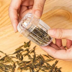 1Pcs Tea Leaf Filter Ball Tea Water Separator Tea Cartridge Food Grade Plastic Tea Strainer