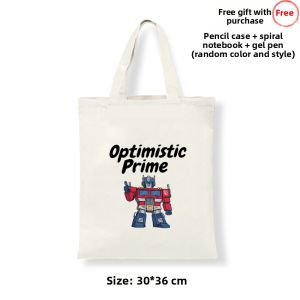 LEXI | Transformer Optimus Print Canvas School Bag