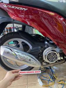 Phụ kiện ốp trang tríbảo vệ xe Vision 2014 đến 2019_Hàng loại 1