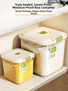 Sealed Insect-proof and Moisture-proof Grain Storage Container with Wheels