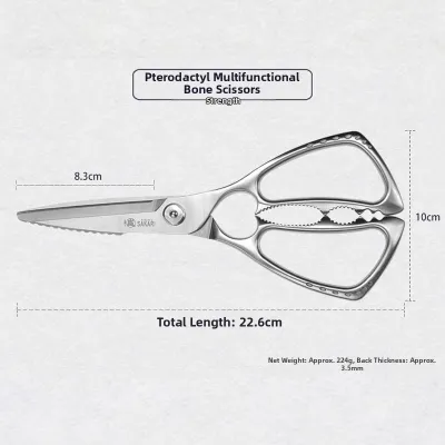 MITSUMOTOSAKARI | Strong Kitchen Scissors Stainless Steel Chicken Bone Baby Food