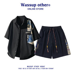 Casual Style Summer Loose Couple T-Shirt & Shorts Set