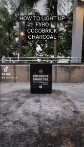 FYRO Cocobrick Premium Coconut Charcoal Squares (36pcs) – Longer Burn & High Heat for Smaller Compact Grills - Lotus Hibachi Konro & Japanese Table Grills. 100% Natural Eco-Friendly Smokeless while lighting