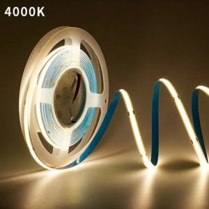 1-5m 220V Flexible Tape Lights Dimmable COB LED Strip Light Smart IC No Need Driver High Bright 240LEDs Linear Lighting RA95