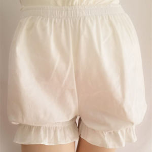 กางเกงลำลองคอตตอนลูกไม้สีสันสดใสพร้อมกระเป๋าสี่เหลี่ยมเล็กสำหรับเด็กผู้หญิงในฤดูร้อนปี 2018 กางเกงขายาวทรงหลวมสบายๆ