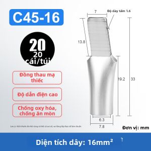 kuicc | Đầu nối Đồng Hình Mỏ Vịt C45
