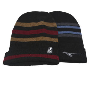 หมวกถักหนาสำหรับผู้ใหญ่ หมวกฤดูหนาวแบบมีขอบลูกไม้ หมวกทรงกลม หมวกฤดูใบไม้ร่วงและฤดูหนาว สีสันสุภาพ หมวกสำหรับเล่นกีฬา