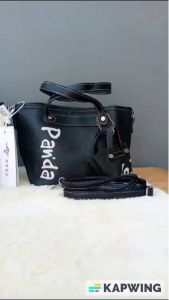 DAG52 Tas Tangan Wanita Motif Panda Free Gantungan