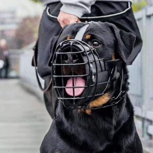 ปากสุนัขขนาดใหญ่ Muzzle การฝึกอบรมปากสําหรับ Rottweiler Maltese Golden Retriever Shepherd Anti-bite ปฏิบัติกรงปาก