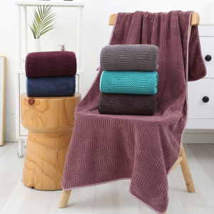 GOBEST Handuk Mandi 70x140 Handuk Mandi Dewasa Weaving Serie Halus Lembut