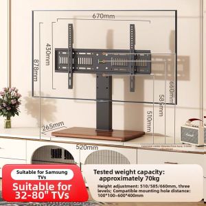 BESS | No-Drill TV Stand for Samsung TV 42/55/65 Inches