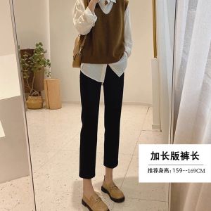 Quần Dài Ống Loe Ấm Áp Mùa Đông Cho Phụ Nữ Mang Thai Quần Dài Ống Loe 9 Điểm Dày Dặn Không Bó Bụng Quần Dài Thường Ngày Thoải Mái