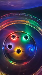 SUKE LED Fishing Lure Night Light Battery Powered Glow Underwater Attracting Fish Lamp Fishing Bait