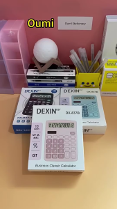 Macaron color solar Calculator Dual Power Supply 12-Digit Basic Calculator School Office Supplies