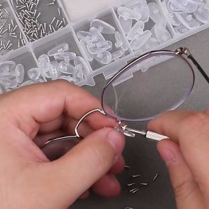 Silicone Nose Pads Eyeglasses Sunglasses Screws For Glasses Optical Repair
