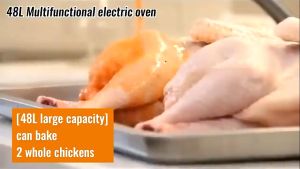 Oven 48L Multifunctional Large Capacity Kitchen Oven Baking Electric Oven For Household