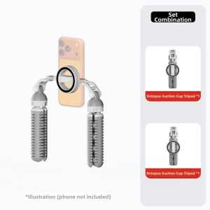 Magnetic Suction Mobile Phone Tripod Support Stand