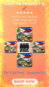 Magnet Badge Square Philippines Souvenir Photo Ref Magnet