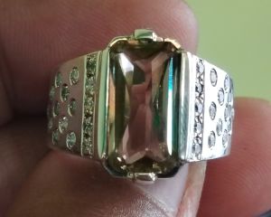 Natural Untreated Zultanite change color 4.97 carat silver handmade ring