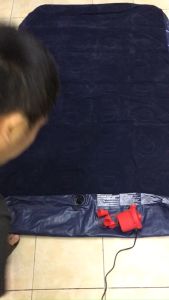 Đêm hơi Nệm bơm hơi cao cấp cỡ lớn 67003 - 203m x 152m x 22cm kèm bơm hơi