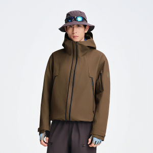 Boysenberry 25 Autumn New Mens Short down Jacket Three-in-One Outdoor Hiking Windproof Water-resistant Polyester Fiber