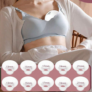 10Pcs Breast Shield Inserts Compatible with Momcozy M5/M9/V2 Pro/S12 Pro/Spectra/Medela/eufy/Elvie/Lansinohand Most 24mm Shields