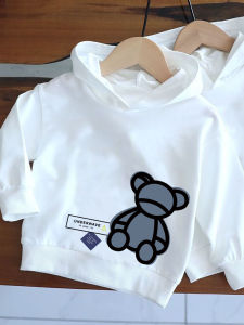 Pure Cotton Long Sleeve Baby Hoodie Spring Autumn Lightweight Jacket Boys Girls Childrens Clothing Soft Comfortable Kids Sweatshirt