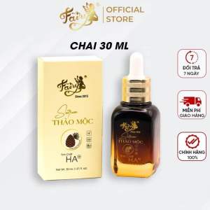 SERUM THẢO MỘC FAIRY LỚN 30ML Hỗ trợ dưỡng trắng mờ thâm nám kiềm dầu (tặng 1 Sữa Rửa Mặt mini + 1 TTBC mini)