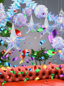 Trang Trí Giáng Sinh Chủ Đề Khách Sạn Nhà Hàng Trang Trí Nội Thất Trang Trí Trần Nhà Sáng Tạo Mặt Dây Chuyền Ngôi Sao