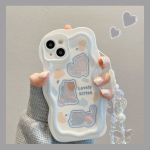 14 pro Max Cute Laser Cat Design Cartoon Female New Model Silicone Full Cover Anti-Fall Shockproof Phone Case