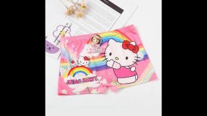1 LUSIN | Celana Dalam BOXER Anak Perempuan Motif HELLO KITTY / CD Anak Balita Cewek Motif Lucu dan LEMBUT / CDA FAYLIN