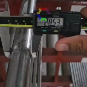 As 28.5mm (1 1/8 inch) stainless steel 201