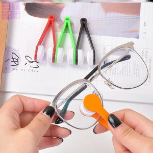 5pcs Portable Multifunctional Glasses Cleaning Brushes Soft Microfiber Cleaning Cloth Scratch-free Lens Cleaner