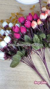 Bunga Kuncup Besar Autumn Artificial Bunga Artificial/Bunga Plastik/Bunga Dekorasi/Dekorasi Rumah/ Hiasan