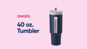 MY 【IN STCOK】Owala 40oz (1182ml) Insulated Stainless Steel Tumbler Assorted Colours