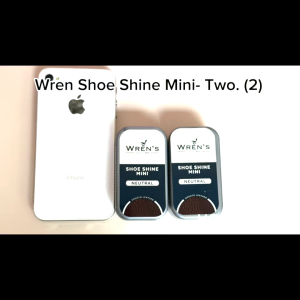 WRENS Leather Shining Sponge - Neutral Instant Shine Leather Polish Sponge 2 Pack