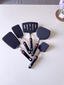 High Temperature Resistant Silicone Fish Fry Pan Spatula Iron Board Pizza Uncooked Fried Hand Pancake Non-Stick Pan Special