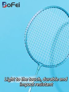 Badminton Set 2Pcs Racket Badminton Set With Free 3Pcs Shuttlecocks Badminton Bag For Kids And Adult