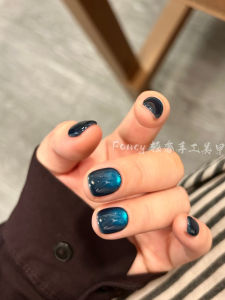 Nhựa Giả Móng Tay Màu Đỏ Tím Xanh Vàng Thủ Công Ngắn Mắt Mèo Hạt Thủy Tinh Trắng Đa Năng Cao Cấp Mỹ Phẩm Làm Đẹp Móng Tay